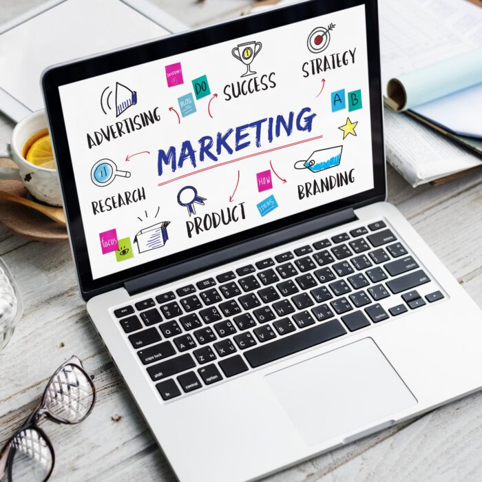 Marketing Ideas Share Research Planning Concept Marketing Ideas Share Research Planning Concept